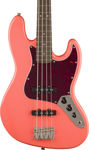 Squier Classic Vibe '60s Jazz Bass, Laurel Fingerboard, Tortoishell Pickguard, Tahitian Coral