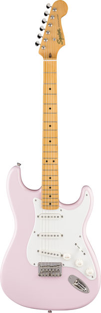 Squier Classic Vibe '50s Stratocaster HT, Maple Fingerboard, Parchment Pickguard, Shell Pink