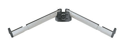 K&M 18866S ARM SET SILVER 15º