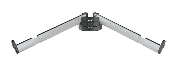 K&M 18866S ARM SET SILVER 15º