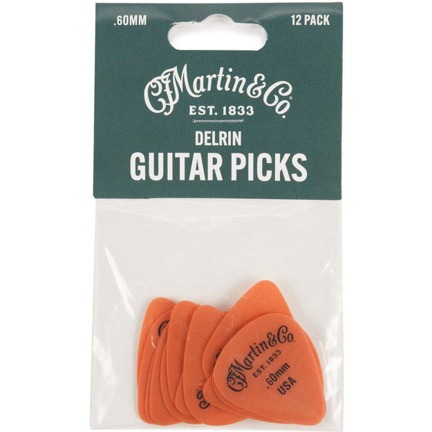 Martin Pick Delrin .60mm 12-Pack