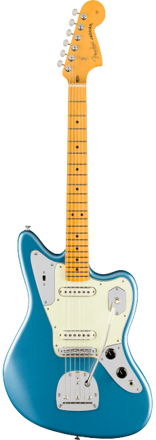 Fender American Professional Classic Jaguar, Maple Fingerboard, Faded Lake Placid Blue