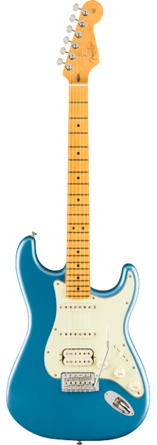 Fender American Professional Classic Stratocaster HSS, Maple Fingerboard, Faded Lake Placid Blue