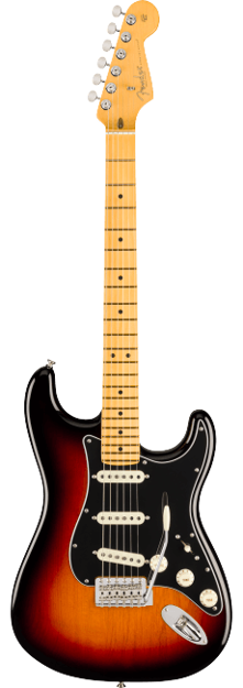 Fender American Professional Classic Stratocaster, Maple Fingerboard, 3-Color Sunburst