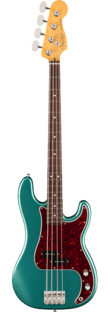 Fender American Professional Classic Precision Bass, Rosewood Fingerboard, Faded Sherwood Green Metallic