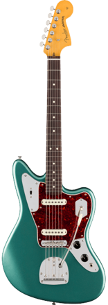 Fender American Professional Classic Jaguar, Rosewood Fingerboard, Faded Sherwood Green Metallic