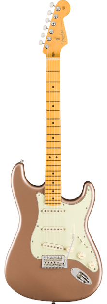 Fender American Professional Classic Stratocaster, Maple Fingerboard, Faded Firemist Gold