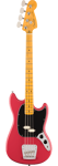 Fender American Professional Classic Mustang Bass, Maple Fingerboard, Faded Dakota Red