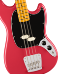 Fender American Professional Classic Mustang Bass, Maple Fingerboard, Faded Dakota Red