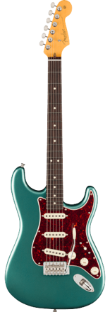 Fender American Professional Classic Stratocaster, Rosewood Fingerboard, Faded Sherwood Green Metallic