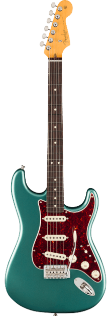 Fender American Professional Classic Stratocaster, Rosewood Fingerboard, Faded Sherwood Green Metallic