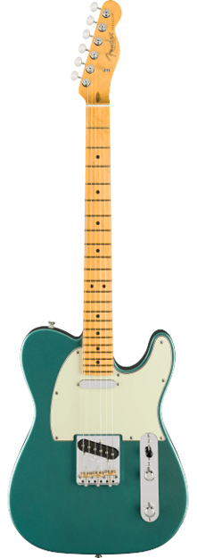 Fender American Professional Classic Telecaster, Maple Fingerboard, Faded Sherwood Green Metallic
