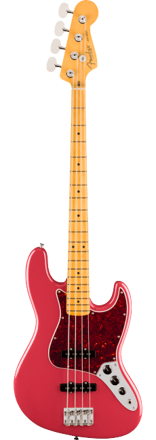Fender American Professional Classic Jazz Bass, Maple Fingerboard, Faded Dakota Red