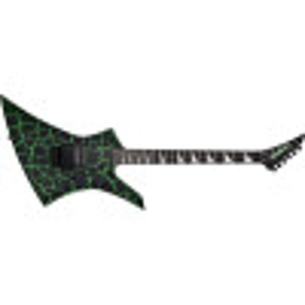 Jackson Pro Series Signature Brandon Ellis Kelly, Ebony Fingerboard, Green Crackle