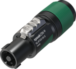 Neutrik NL4FXX-W-S Speakon plugg 4P Skru 6-12mm Hun