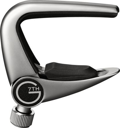 G7TH C34013 Newport Capo Banjo/Ukulele Silver