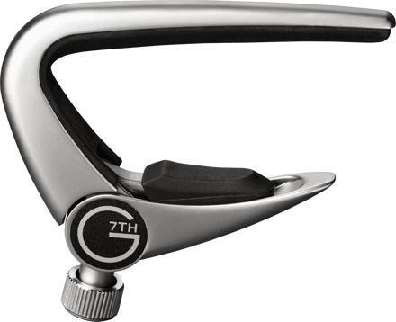 G7TH C32013 Newport Capo 12 String Silver