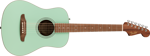 Fender California std Redondo Mini with Bag, Spruce Top, Surf Green