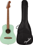 Fender California std Redondo Mini with Bag, Spruce Top, Surf Green
