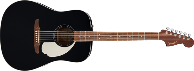 Fender California std Redondo, Spruce Top, Ivory Pickguard, Black