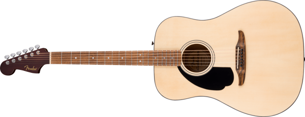 Fender California std Redondo Left-Handed, Spruce Top, Black Pickguard, Natural