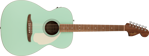 Fender California std Monterey E, Spruce Top, Ivory Pickguard, Surf Green