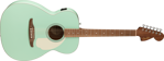 Fender California std Monterey E, Spruce Top, Ivory Pickguard, Surf Green