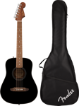 Fender California std Redondo Mini with Bag, Spruce Top, Black