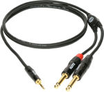 Klotz KY5-600 overgangskabel PRO 3,5mm jack - 2x mono jack, 6m