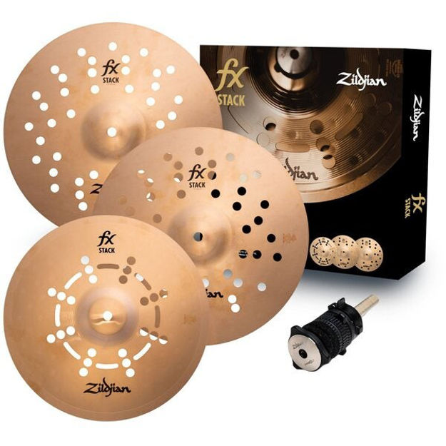 Zildjian 14" FX Stack inkl. Cymbolt
