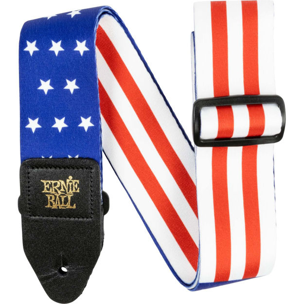 Ernie Ball 5631 Guitar Strap, Stars and Stripes