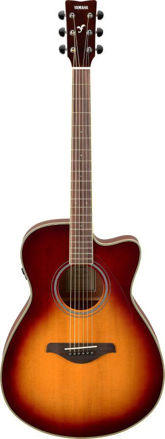 Yamaha FSC-TA-BS Trans-Acoustic Cutaway Electro Acoustic Guitar Brown Sunburst