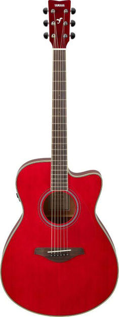 Yamaha FSC-TA-RR Trans-Acoustic Cutaway Electro Acoustic Guitar Ruby Red