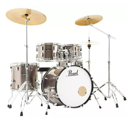 Pearl Roadshow 2016B/1007T/1208T/1414F/1450S w/ 5pc-HW & Sabian Cymbals