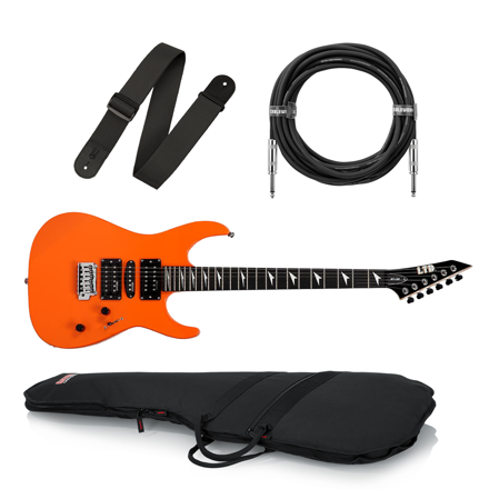 Pakke: LTD MT-130 Orange inkl. bag, reim og kabel