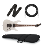 Pakke: LTD MT-130 Snow White inkl. bag, reim og kabel