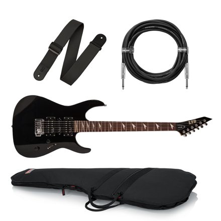 Pakke: LTD MT-130 Black inkl. bag, reim og kabel
