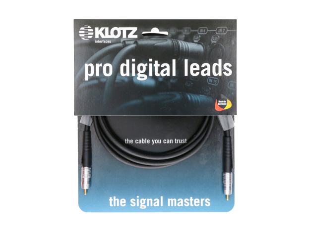 Klotz pro S/PDIF kabel med Phono/ RCA 75 ohm 2m