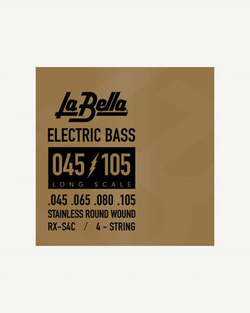 La Bella RX-S4C Bass Rx Series, Stainless, 4-String 45-65-80-105