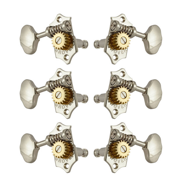 Grover 97 Series Sta-Tite 18:1 Vertical Nickel Set