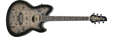 Ibanez TCY10PA-BKB western-gitar med mikrofon