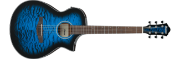 Ibanez AEWC16QA-TLH western-gitar med mikrofon