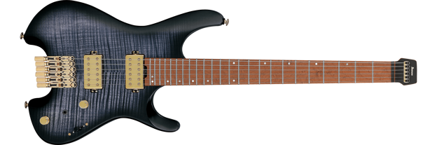 Ibanez Q52FMG-DRL elgitar med gigbag, headless