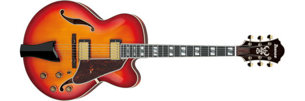 Ibanez AF115-AWB elgitar med hardcase