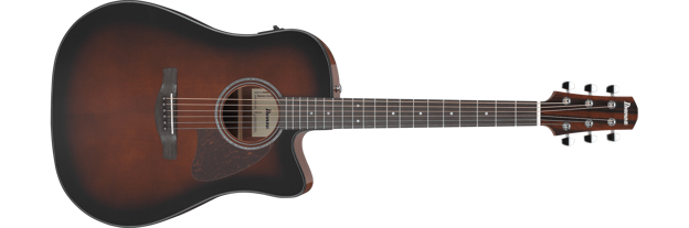 Ibanez AAD51CE-DVS western-gitar med mikrofon, Advanced Acoustic