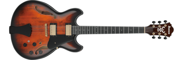 Ibanez ASH300-TBC elgitar med etui, Artstar
