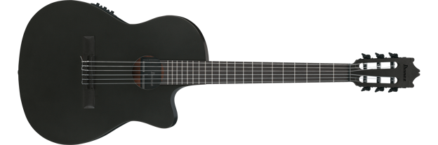 Ibanez GA621-BOT nylonstrenget gitar med mikrofon i thinline-konstruksjon