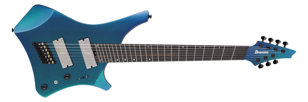 Ibanez A527-NSH elgitar med gigbag, multi-scale 7-strengers