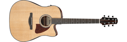 Ibanez AAD51CE-NT western-gitar med mikrofon, Advanced Acoustic