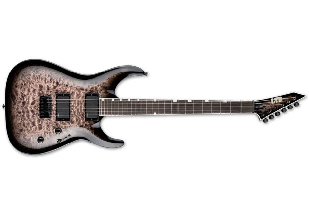 LTD MH-400HT/QM SEE THRU BLACK SUNBURST